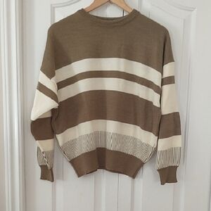 Vintage Women’s Drop Sleeve Striped Sweater L /XL